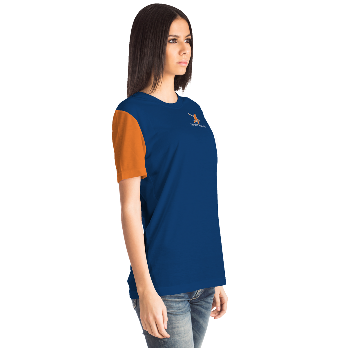 Houston Blue Orange Short Sleeve Shirt
