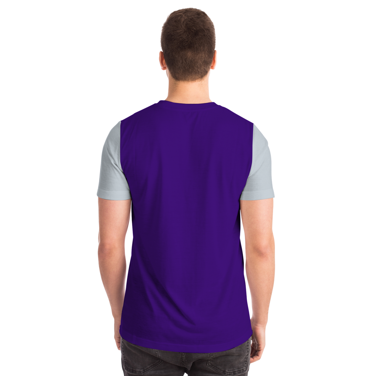 Denver Purple Gray Short Sleeve Shirt