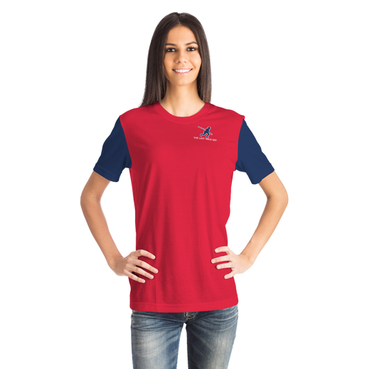 Cleveland Red Navy Blue Short Sleeve Shirt