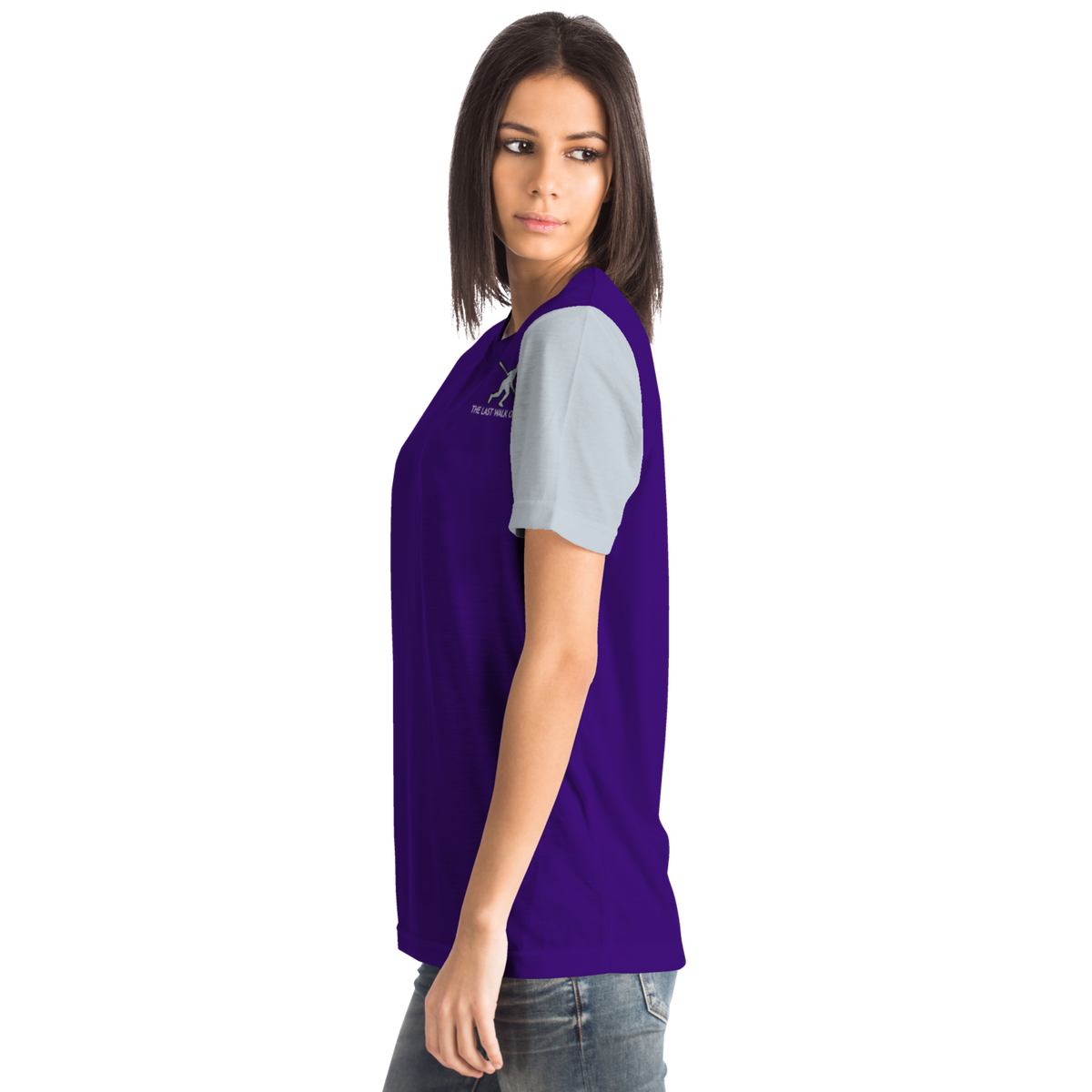 Denver Purple Gray Short Sleeve Shirt