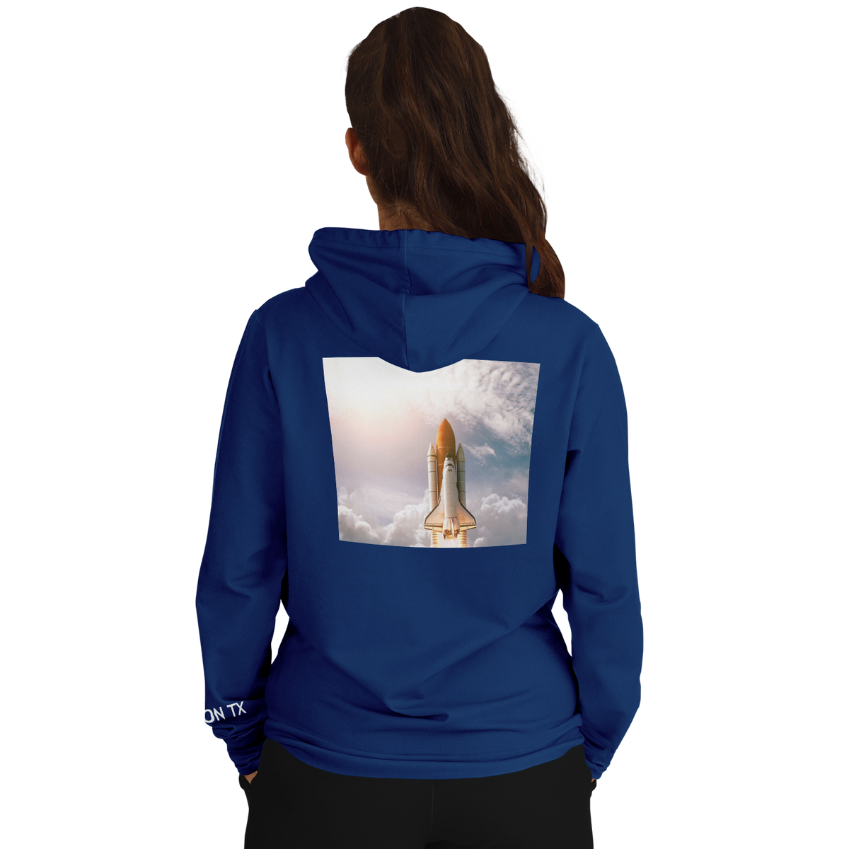 Houston Blue Hoodie Rocket