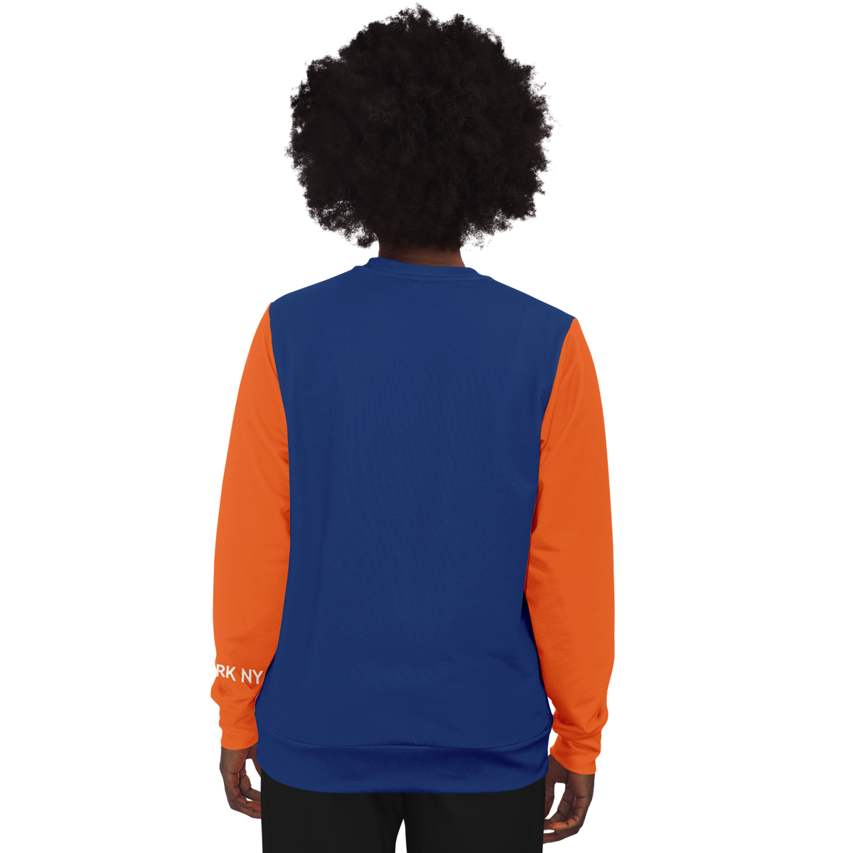 New York Blue Orange Long Sleeve Shirt