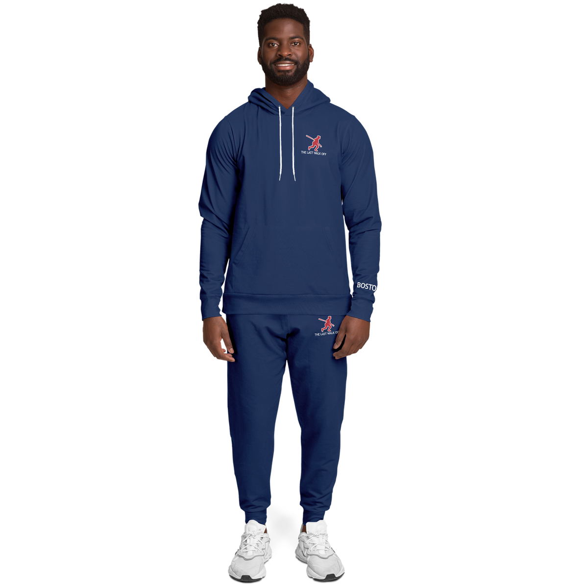 Boston Navy Blue Hoodie and Joggers TWO