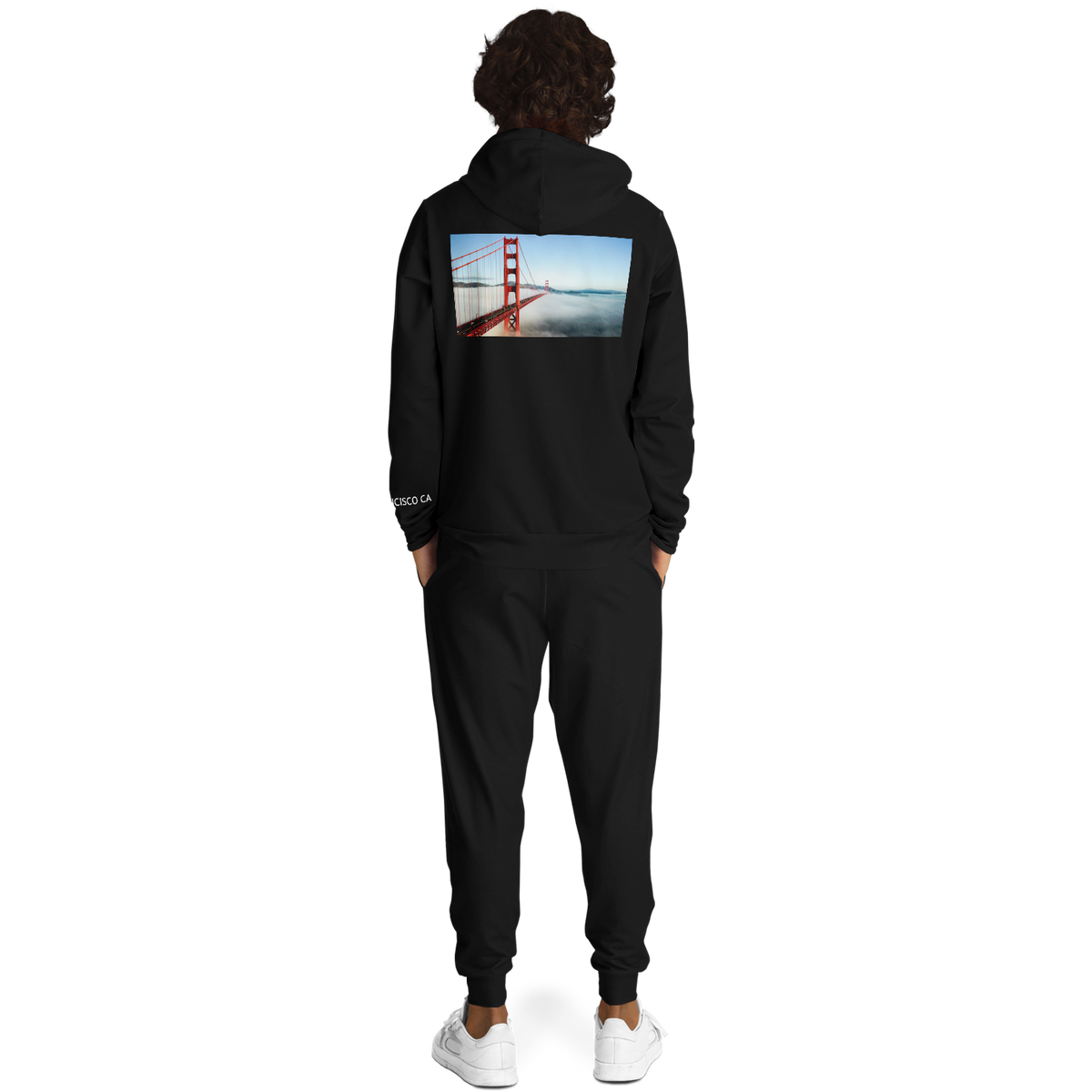 San Francisco Black Hoodie and Joggers Bridge