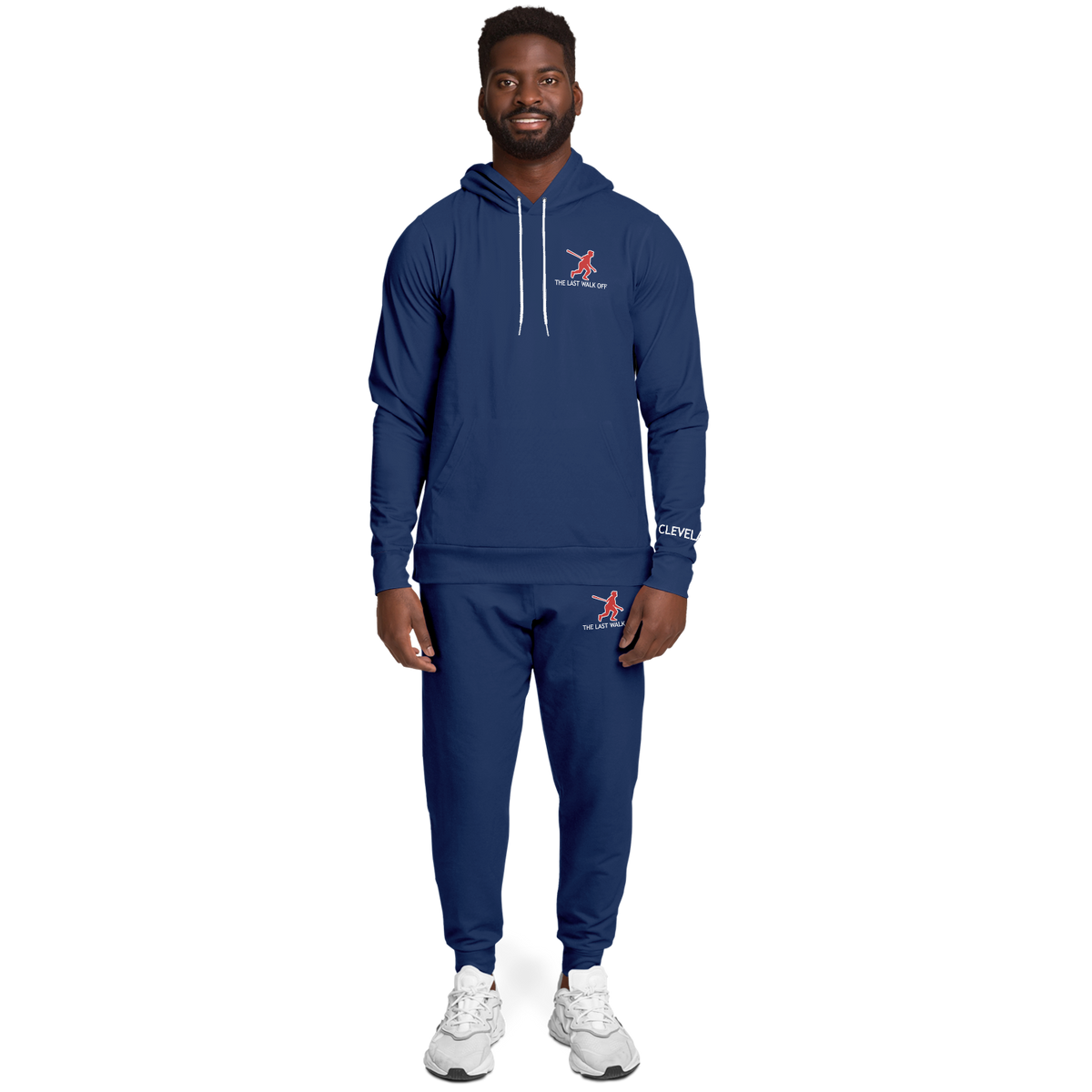 Cleveland Navy Blue Hoodie and Joggers POST
