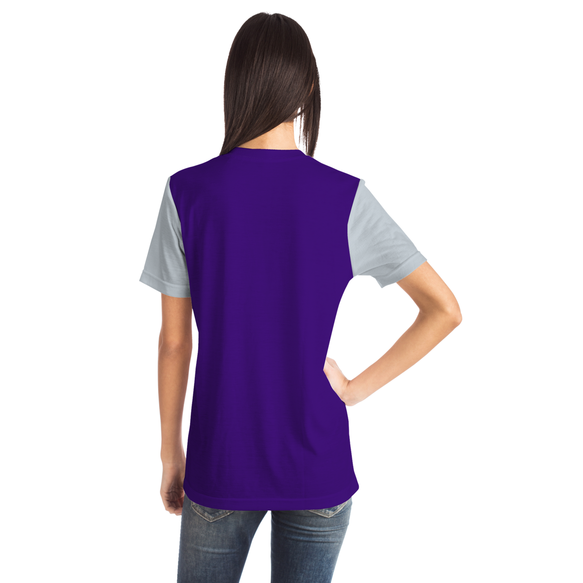 Denver Purple Gray Short Sleeve Shirt