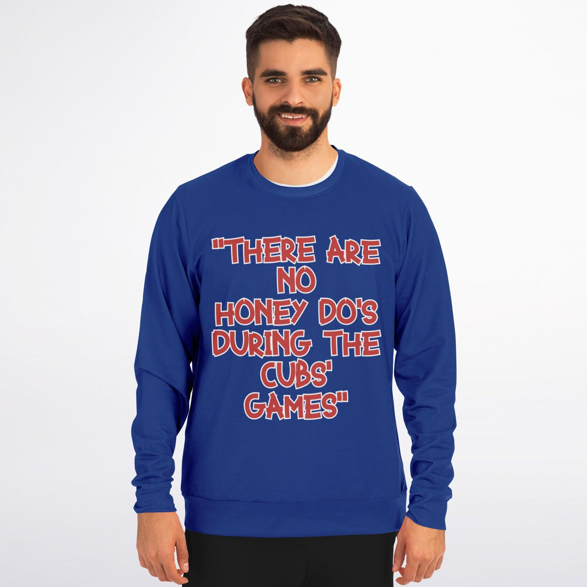 Honey Do's Dark Blue Red Long Sleeve Shirt 2