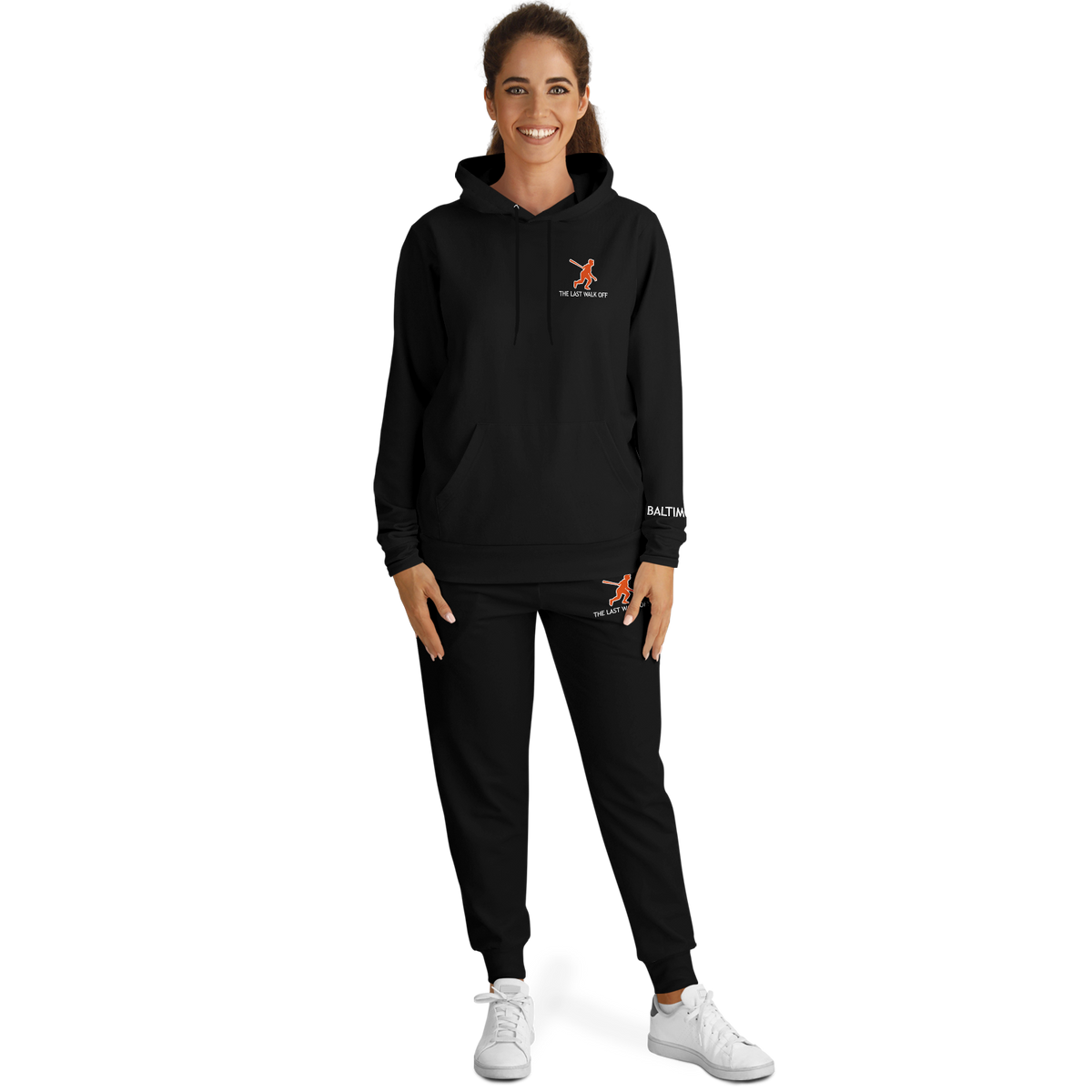 Baltimore Black Hoodie and Joggers Two