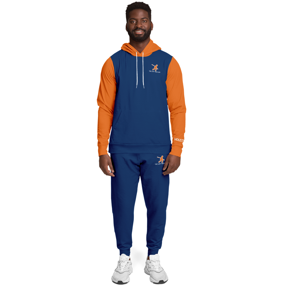 Houston Blue Orange Hoodie and Joggers Rocket