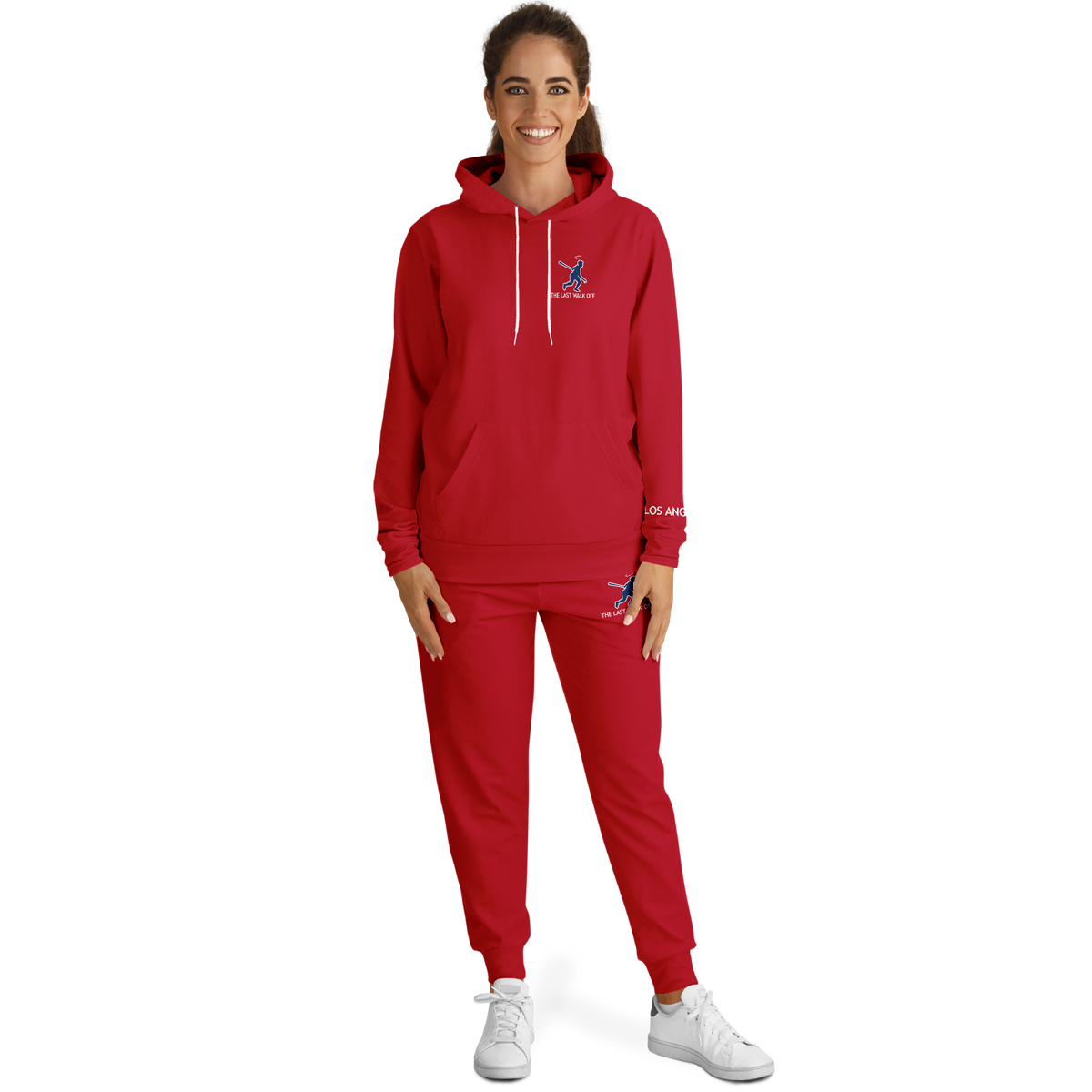 Los Angeles Red Hoodie and Joggers TWO