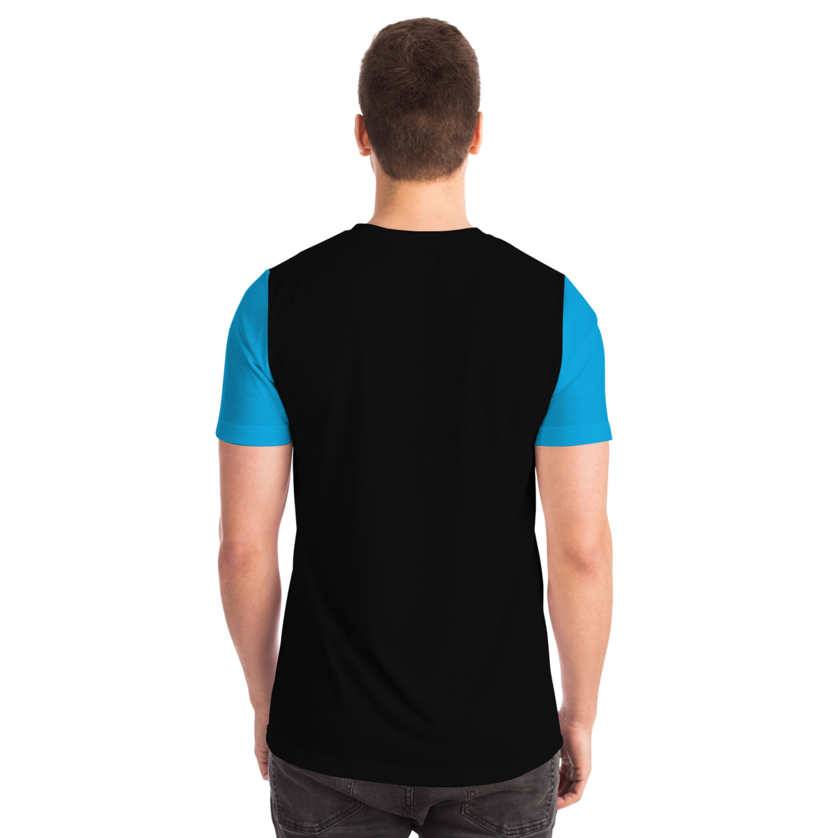 Miami Black Blue Short Sleeve Shirt
