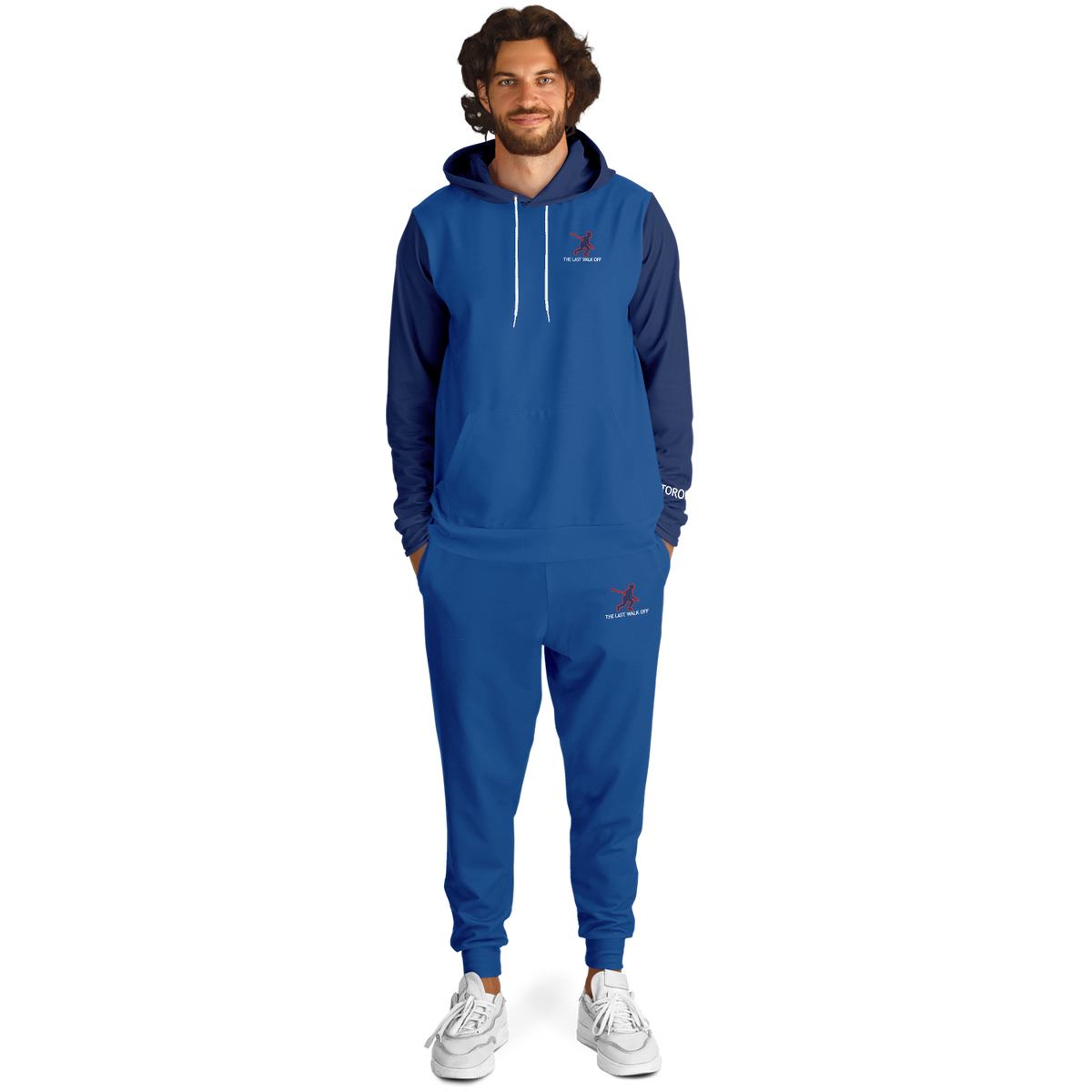 Toronto Blue Navy Blue Hoodie and Joggers Skyline