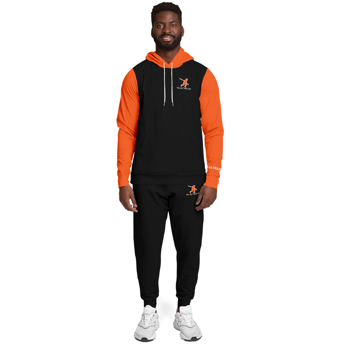 San Francisco Black Orange Hoodie and Joggers