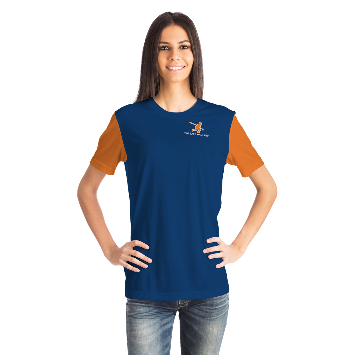 Houston Blue Orange Short Sleeve Shirt