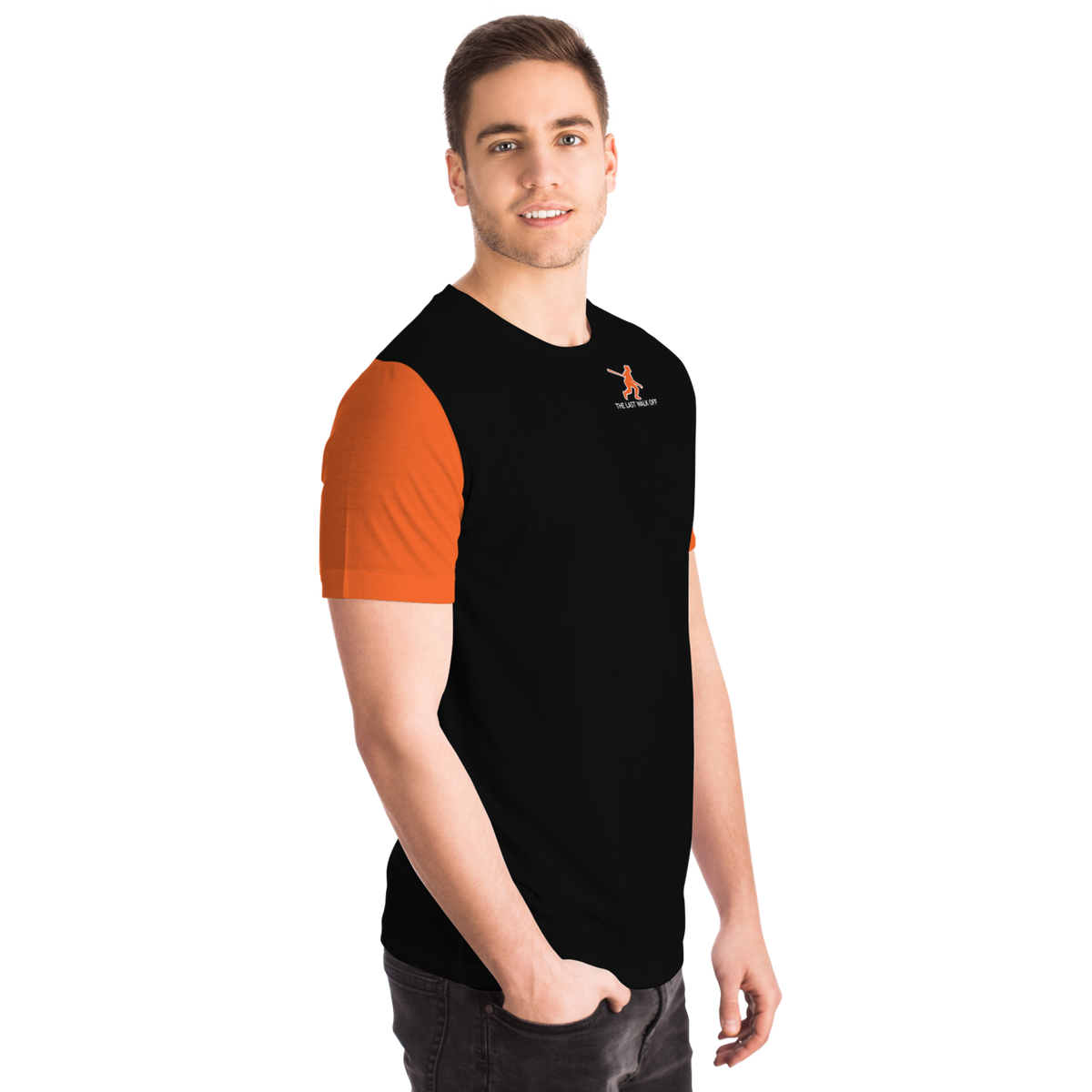 San Francisco Black Orange Short Sleeve Shirt