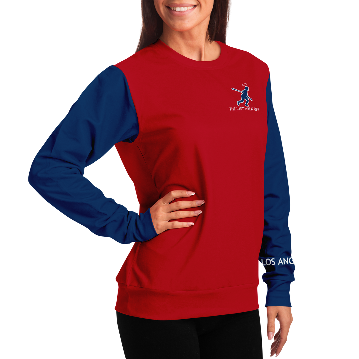 Los Angeles Blue Red Long Sleeve Shirt
