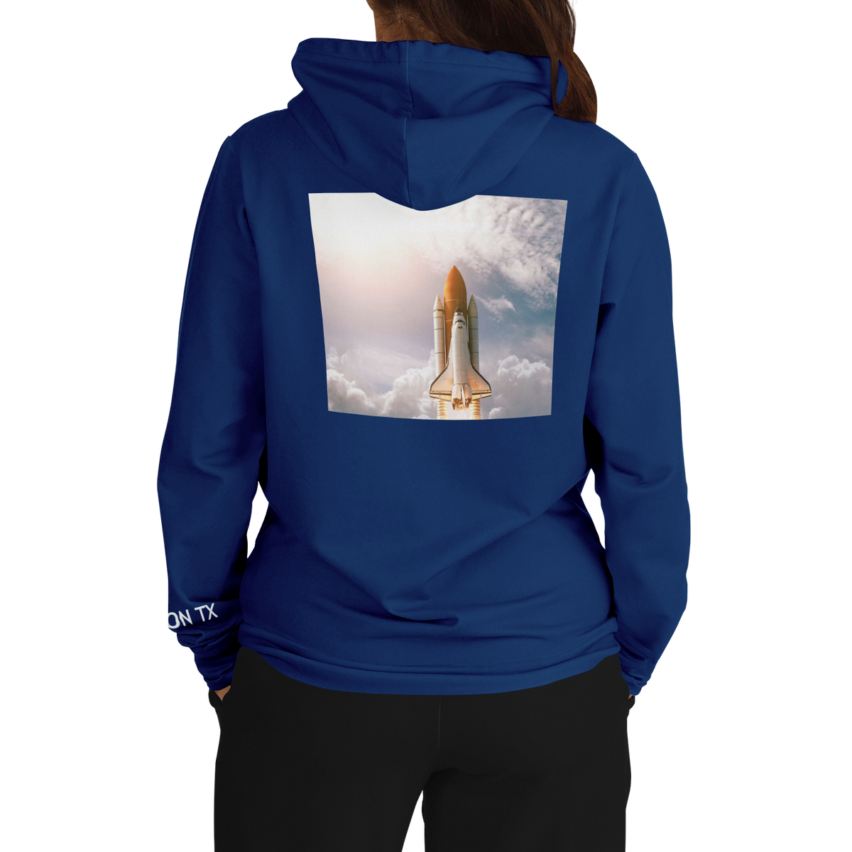 Houston Blue Hoodie Rocket