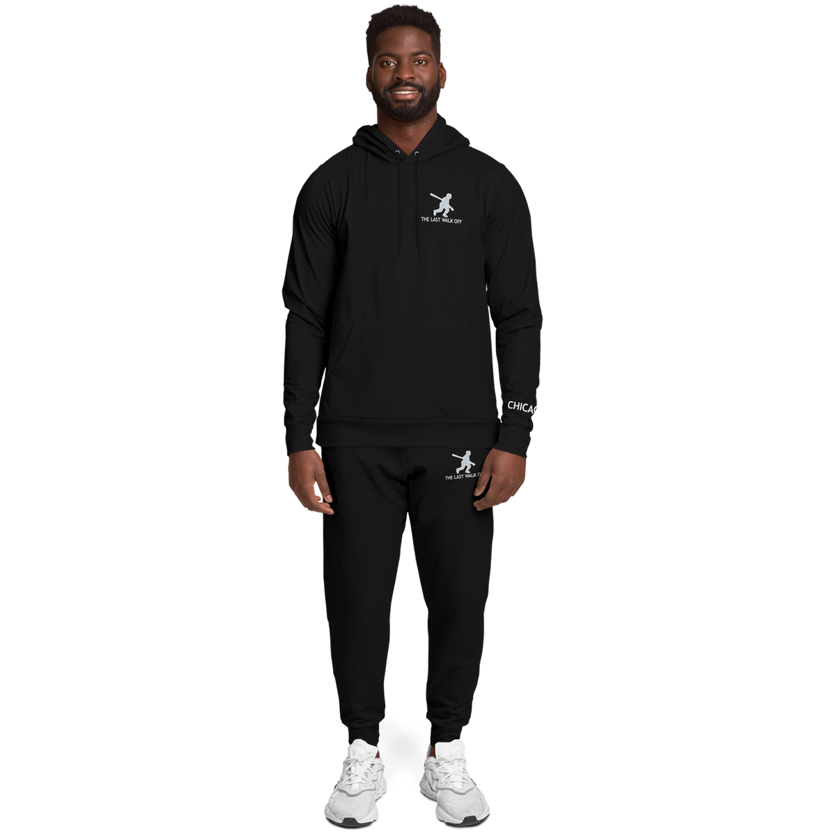 Chicago Black Hoodie and Joggers TWO