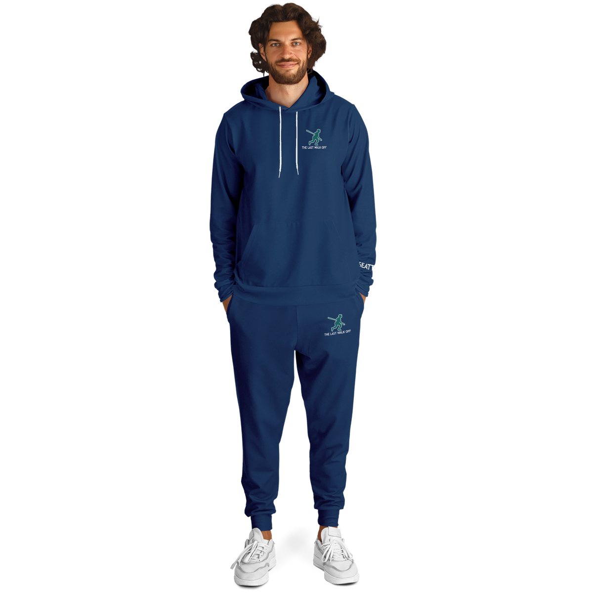 Seattle Navy Blue Hoodie and Joggers POST