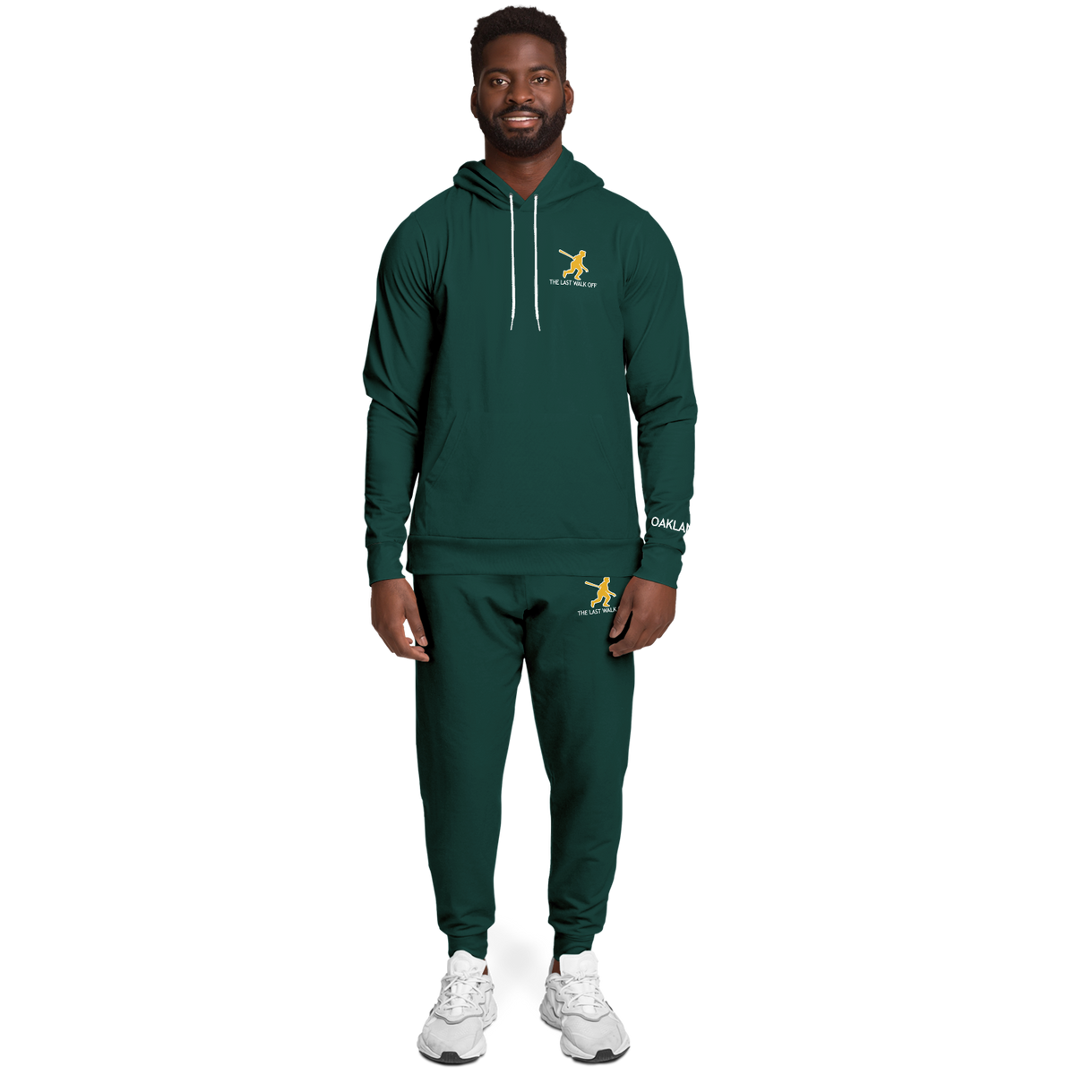 Oakland Green Hoodie and Joggers TWO