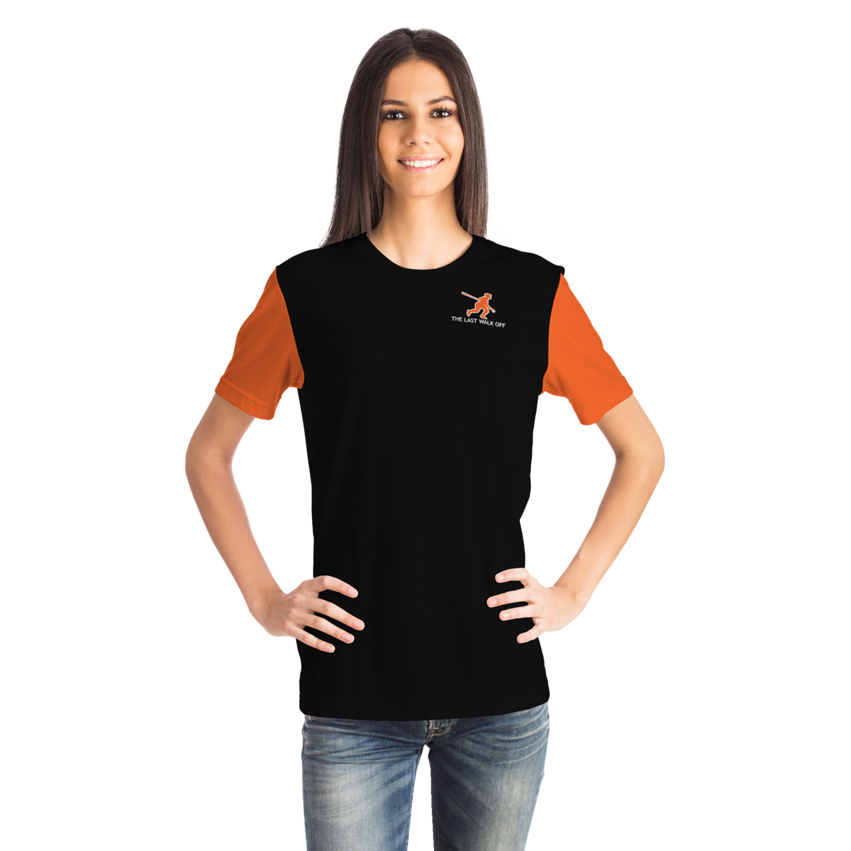 San Francisco Black Orange Short Sleeve Shirt
