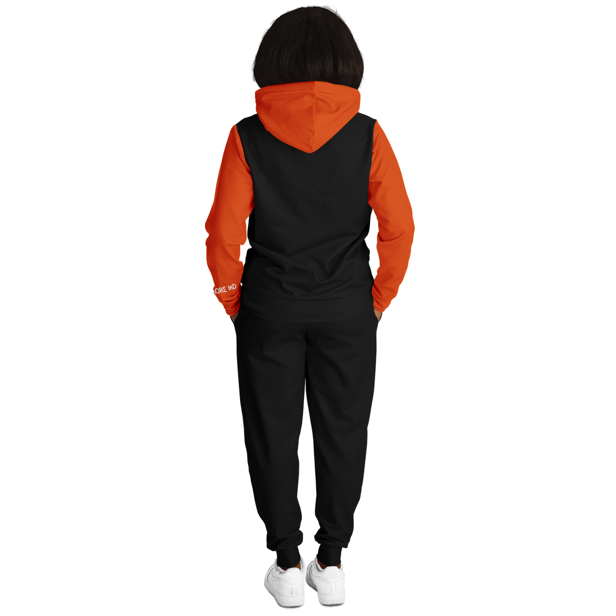 Baltimore Black Orange Hoodie and Joggers