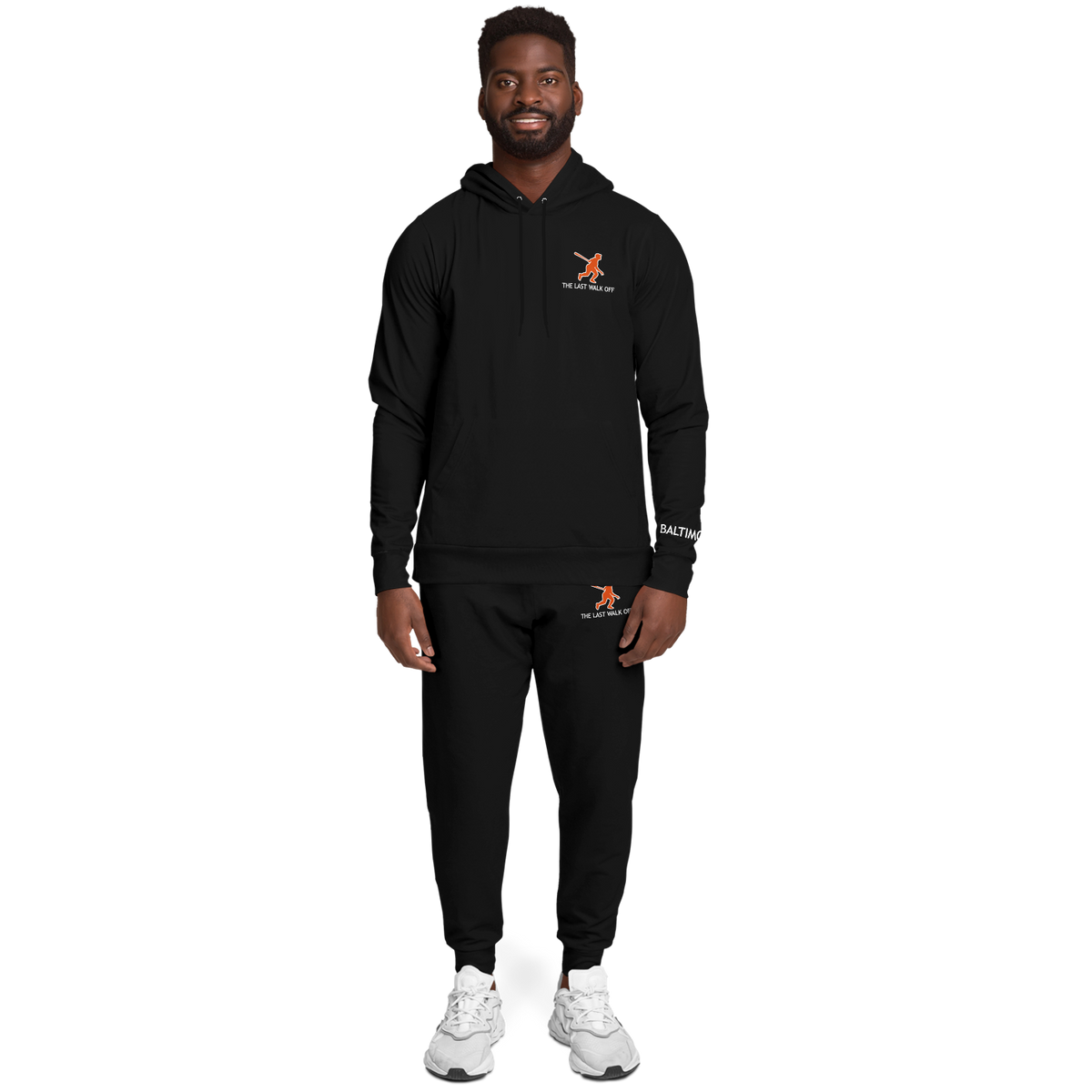 Baltimore Black Hoodie and Joggers Two