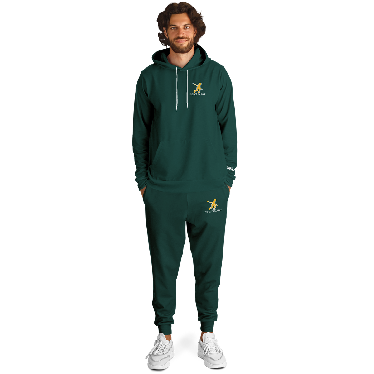 Oakland Green Hoodie and Joggers TWO