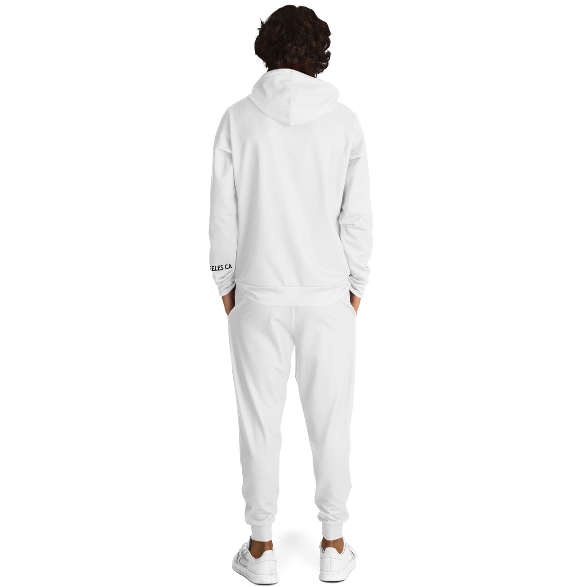 Los Angeles White Hoodie and Joggers TWO