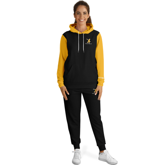 Pittsburgh Black Yellow Hoodie and Joggers