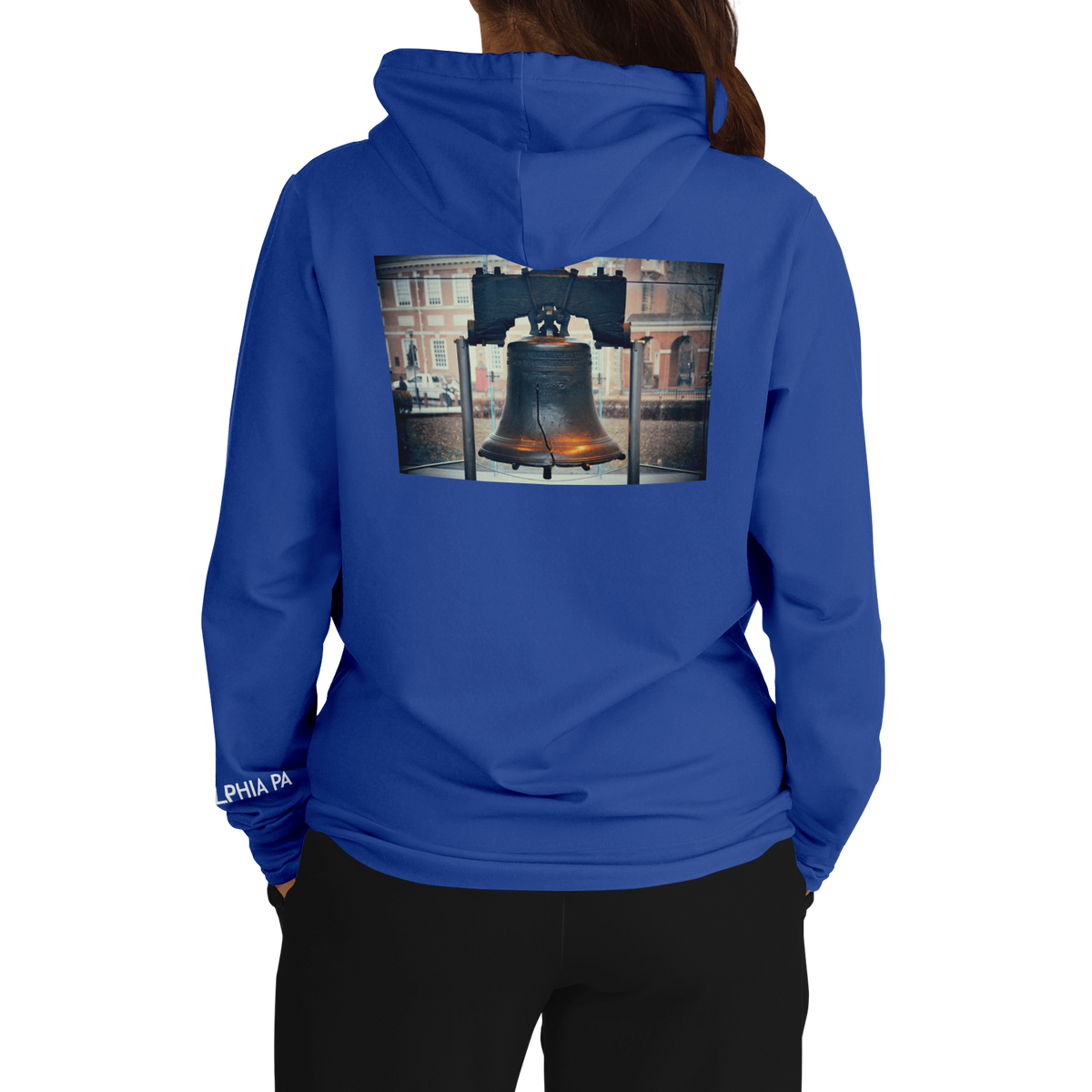 Philadelphia Blue Hoodie Bell