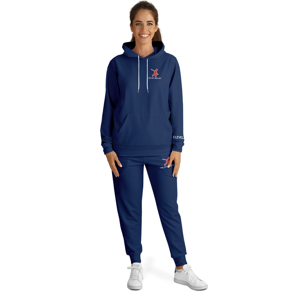 Cleveland Navy Blue Hoodie and Joggers POST