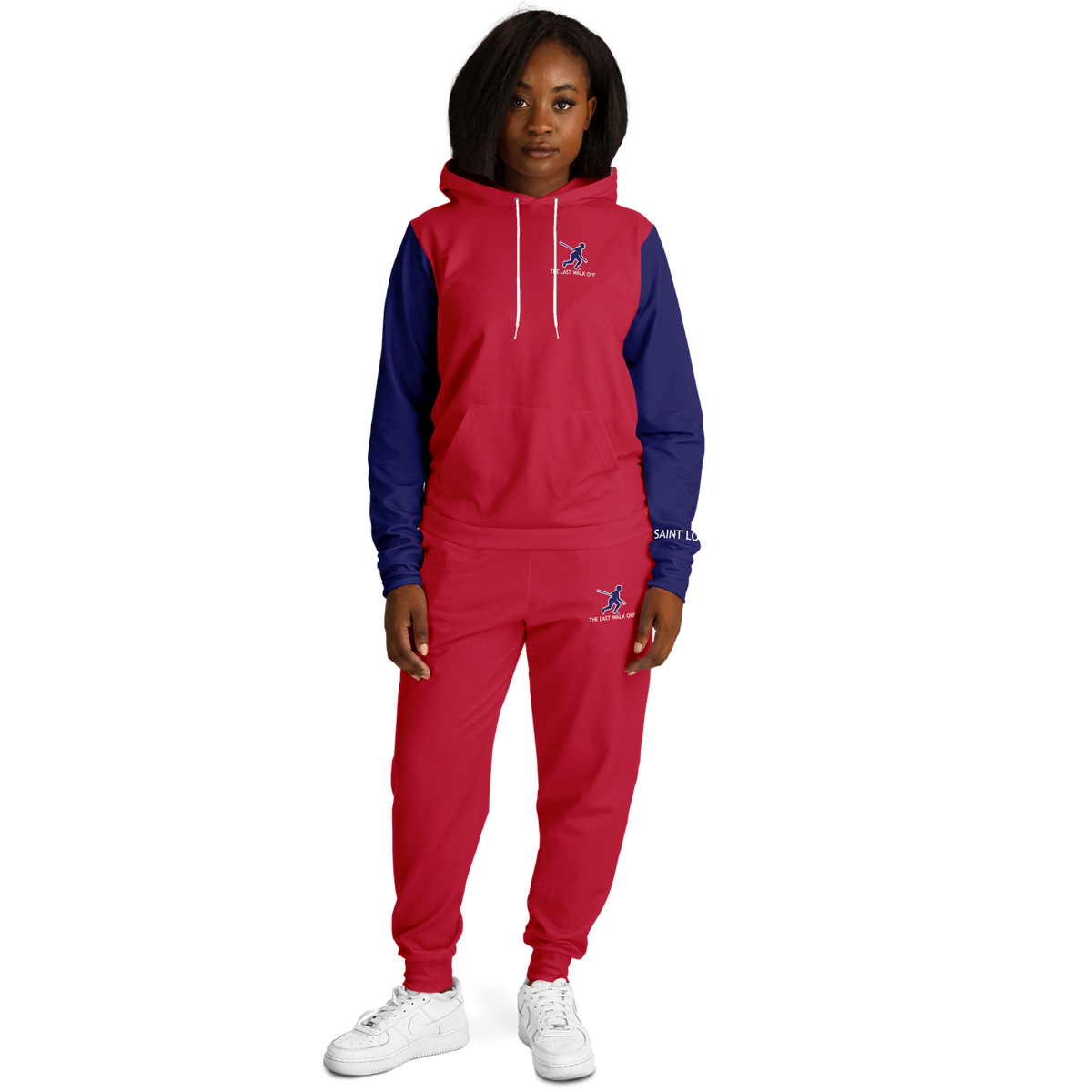 Saint Louis Red Navy Blue Hoodie and Joggers
