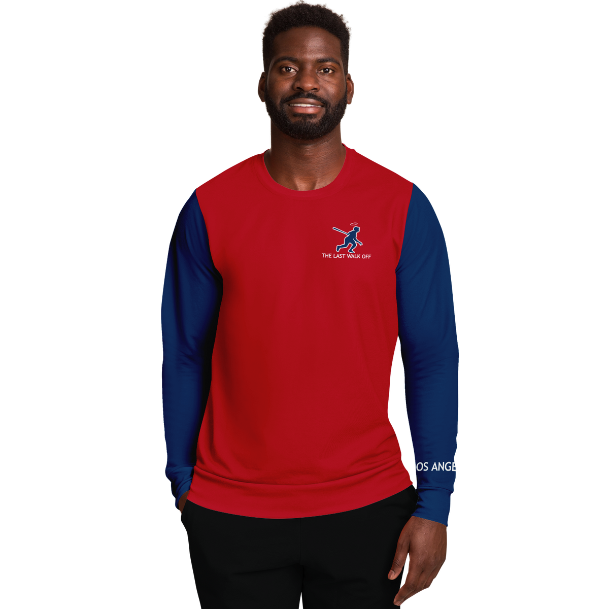 Los Angeles Blue Red Long Sleeve Shirt