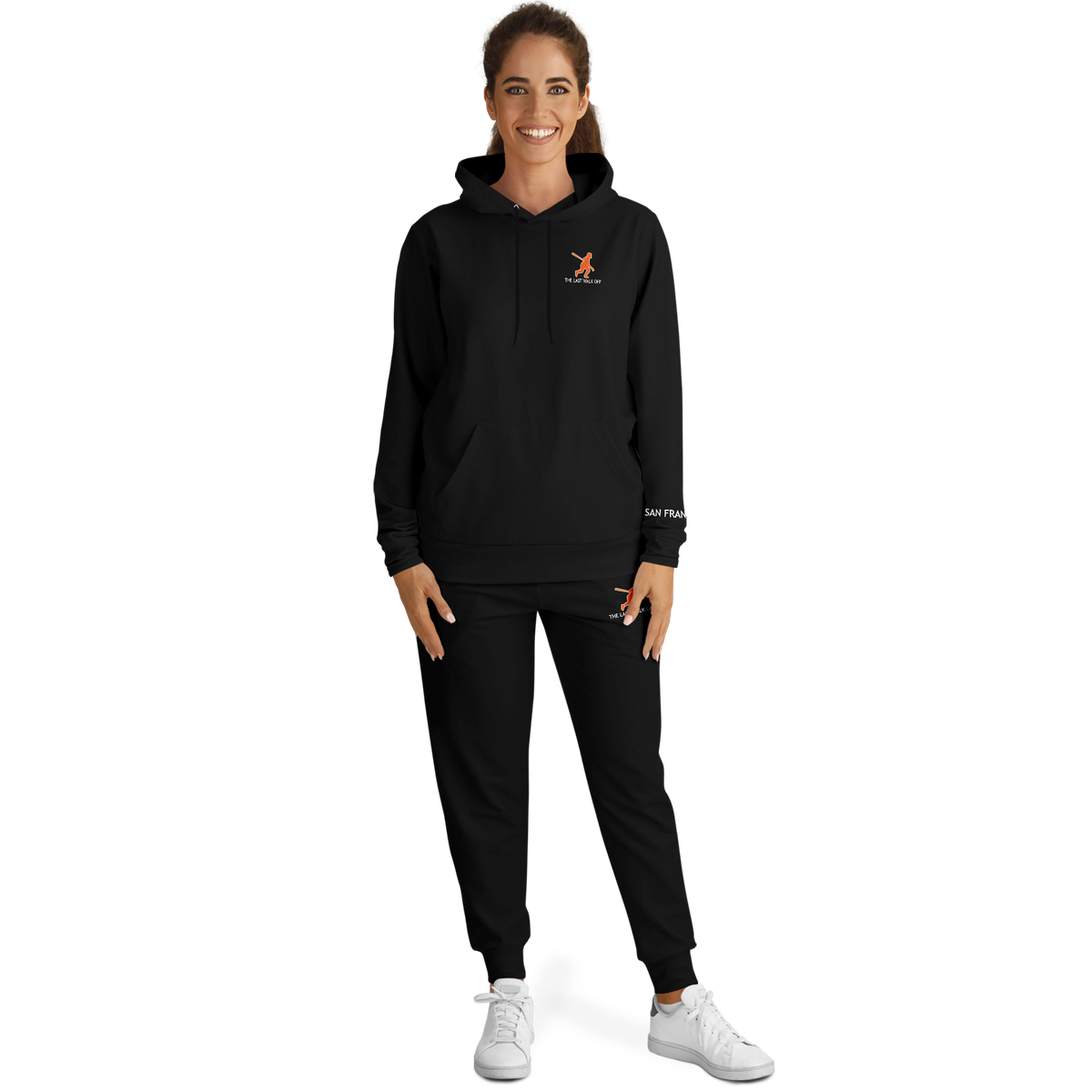 San Francisco Black Hoodie and Joggers Bridge