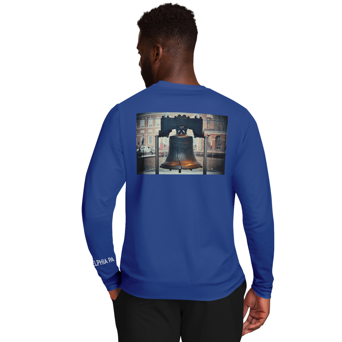 Philadelphia Blue Long Sleeve Shirt Liberty Bell