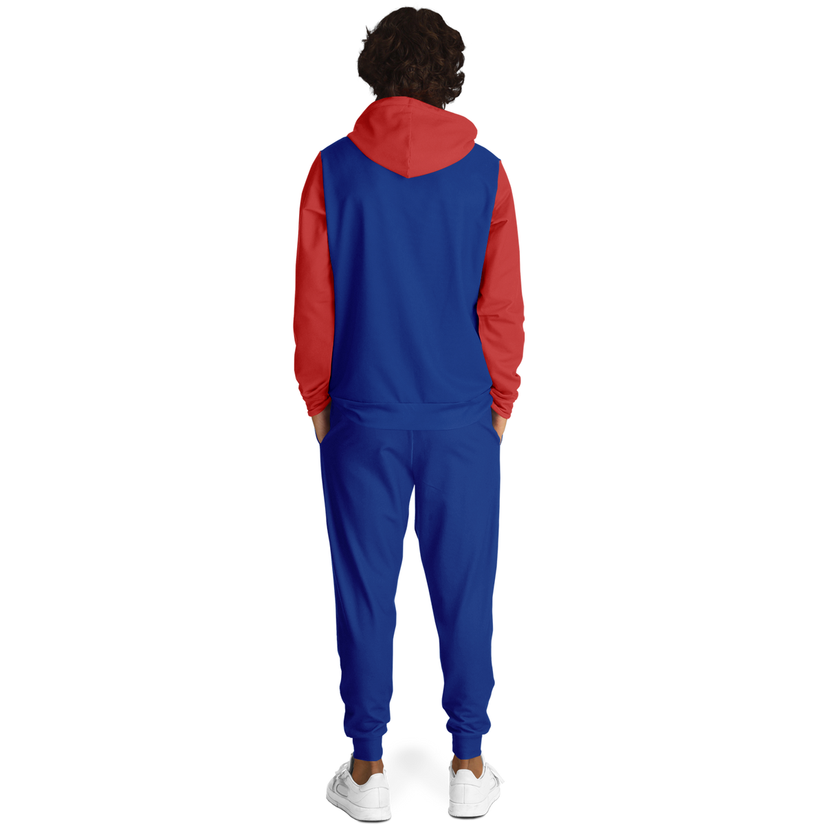 Chicago Blue Red Hoodie and Joggers