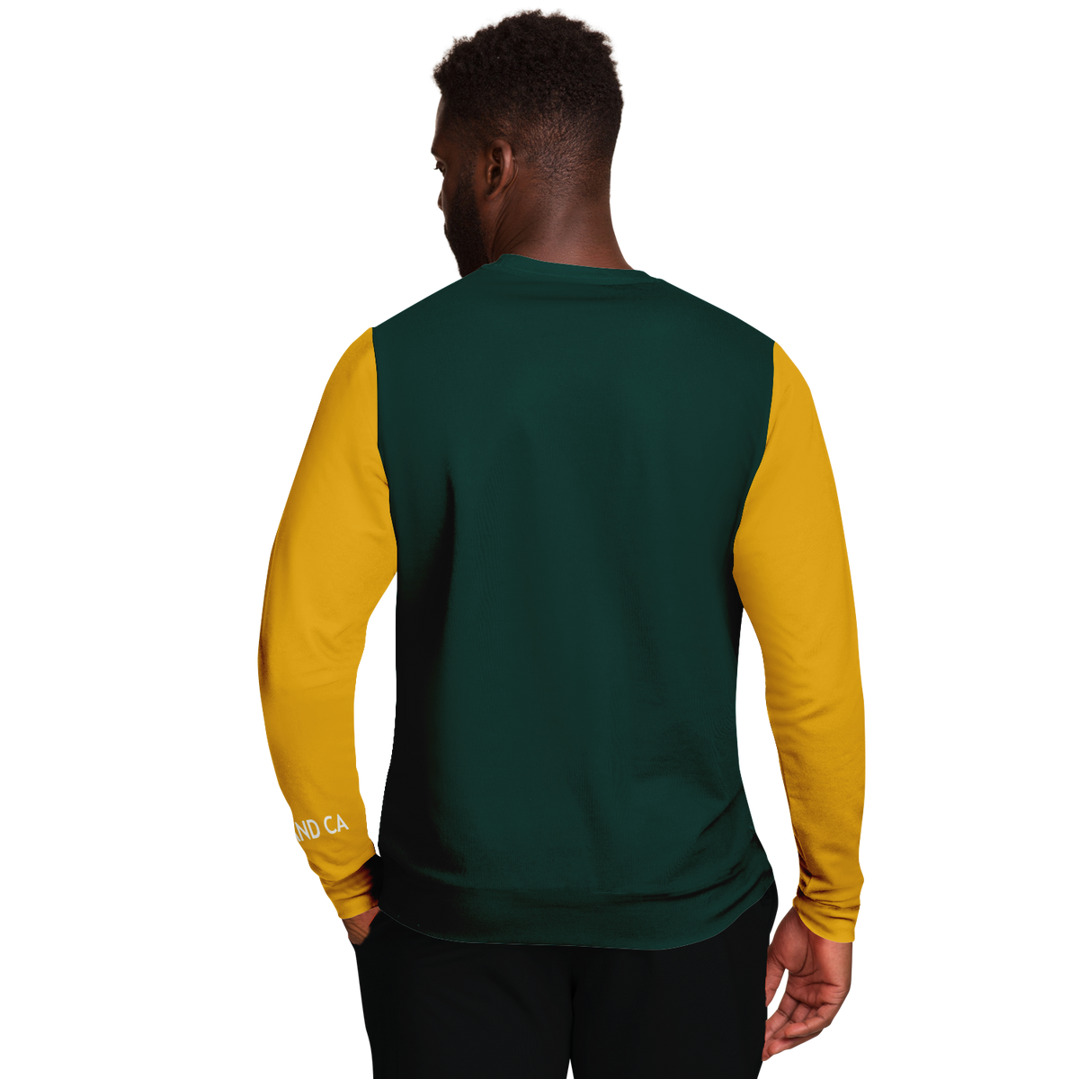 Oakland Green Gold Long Sleeve Shirt