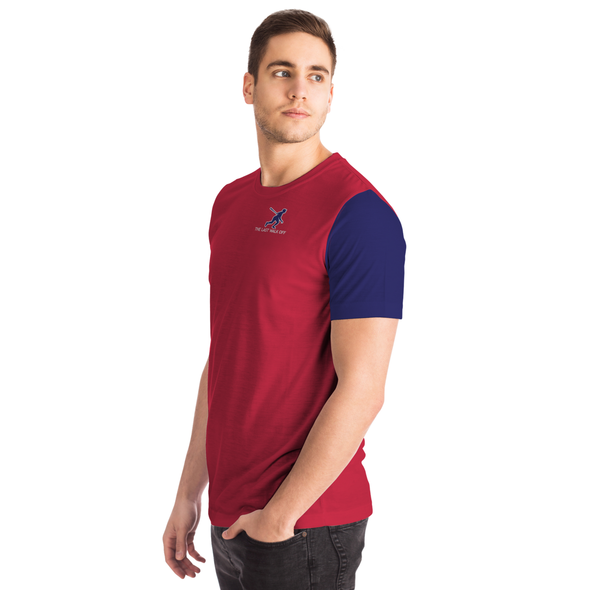 Saint Louis Red Blue Short Sleeve Shirt