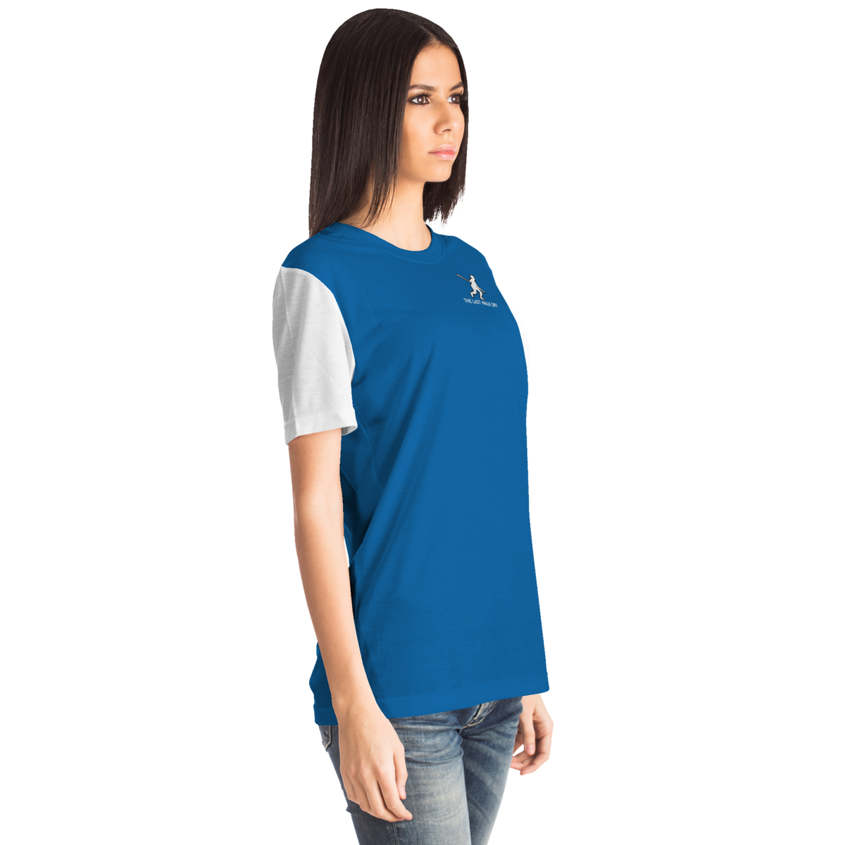 Los Angeles Blue White Short Sleeve Shirt