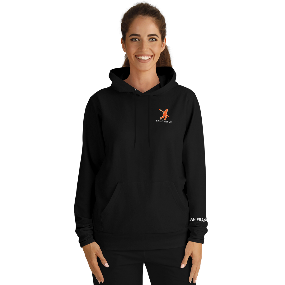 San Francisco Black Hoodie Bridge
