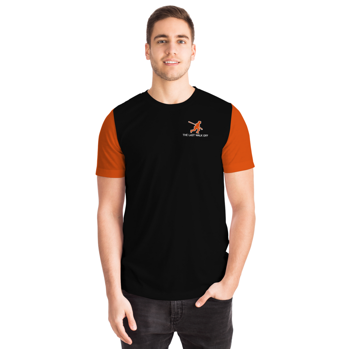 Baltimore Black Orange Short Sleeve Shirt