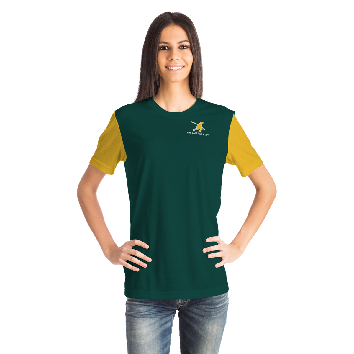Oakland Green Gold Short Sleeve Shirt