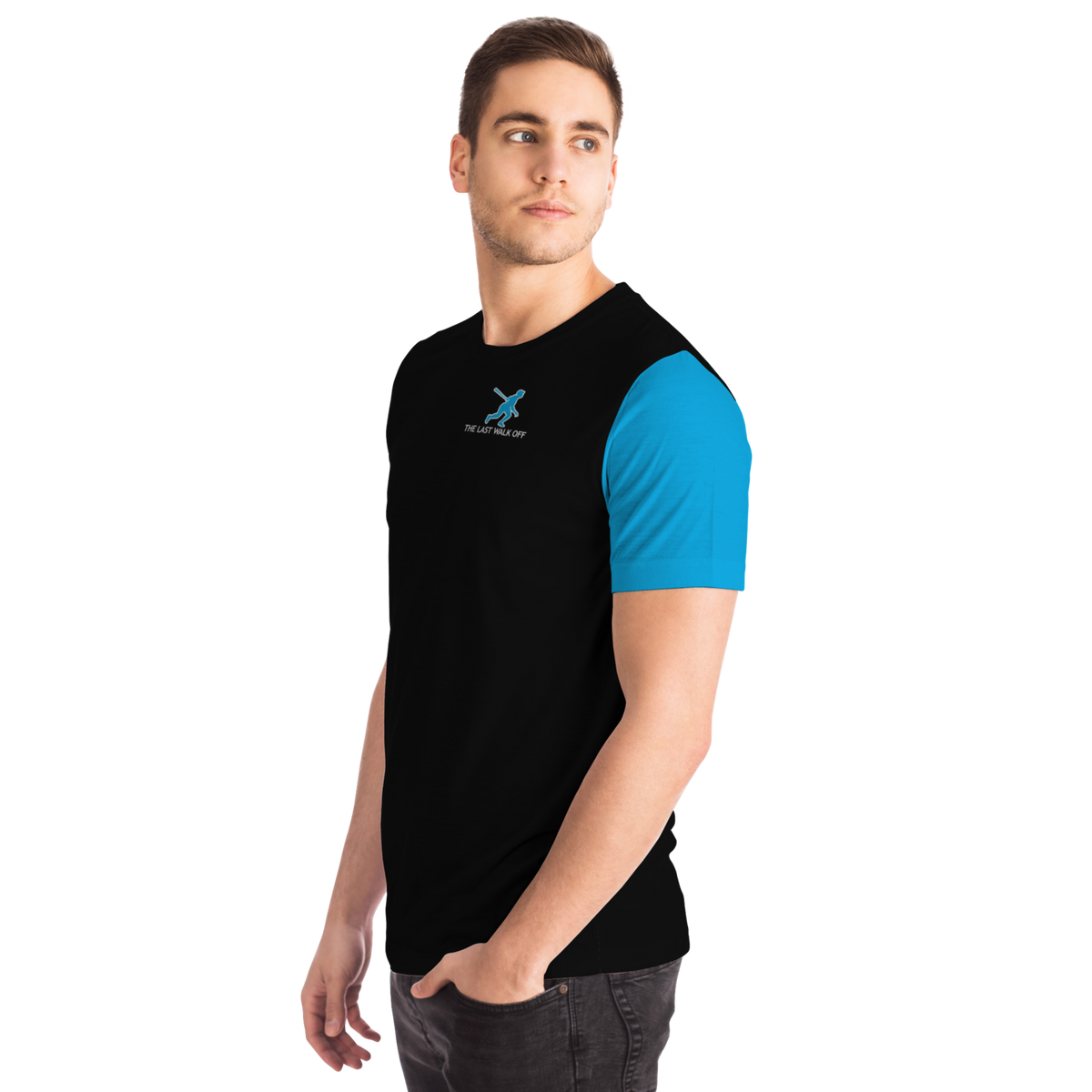 Miami Black Blue Short Sleeve Shirt