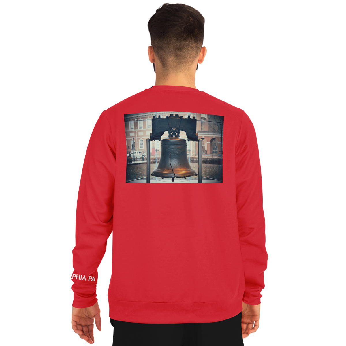 Philadelphia Red Long Sleeve Shirt Liberty Bell
