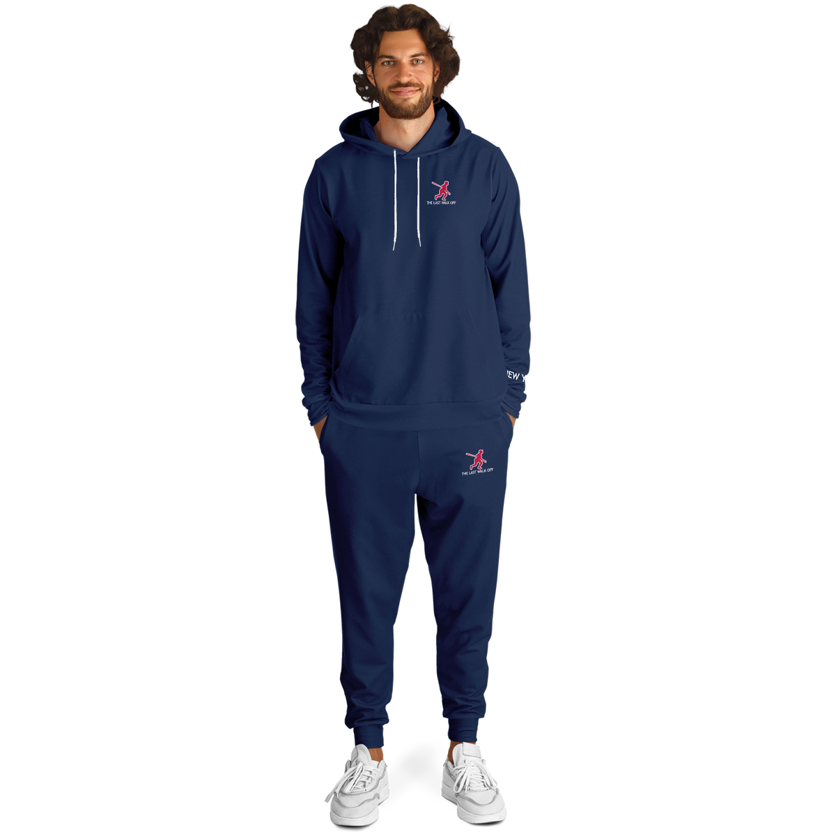 New York Navy Blue Hoodie and Joggers LIGHTS