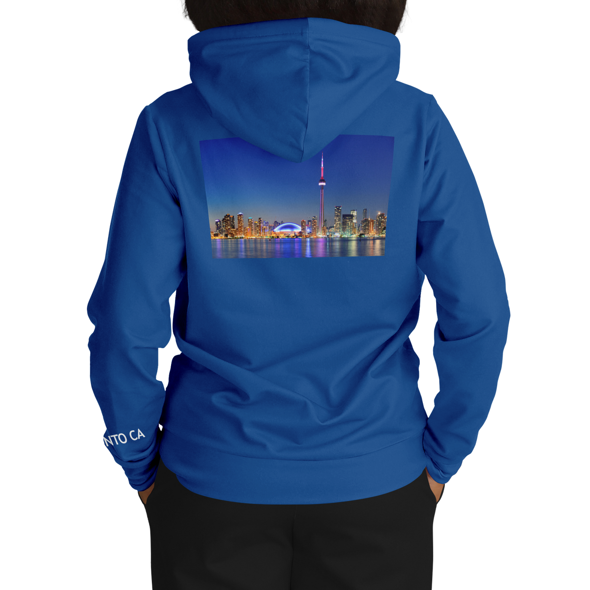 Toronto Blue Hoodie Skyline