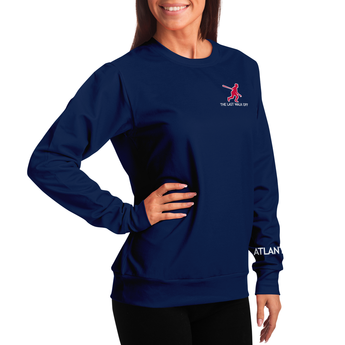 Atlanta Navy Blue Long Sleeve Shirt