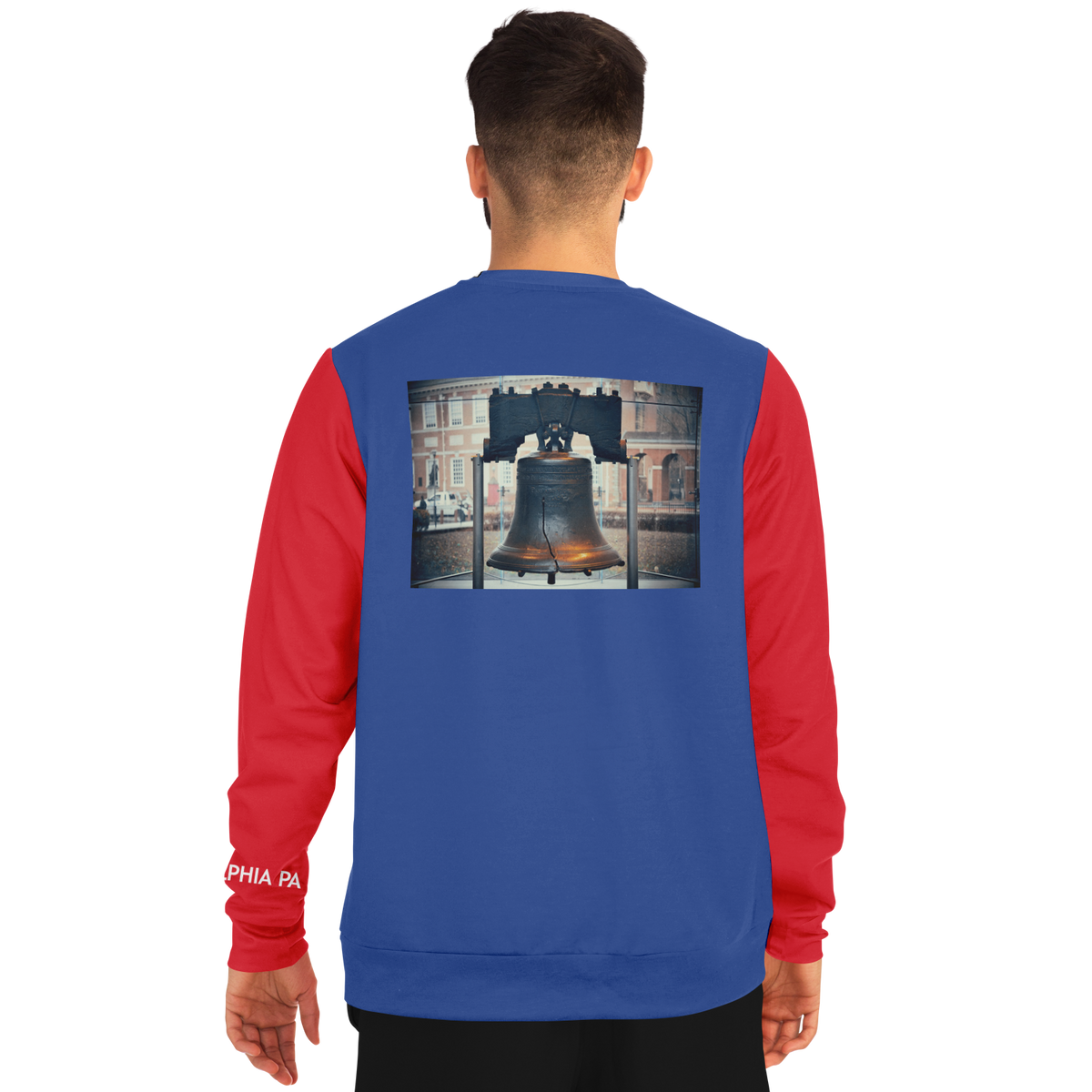 Philadelphia Blue Red Long Sleeve Shirt Liberty Bell