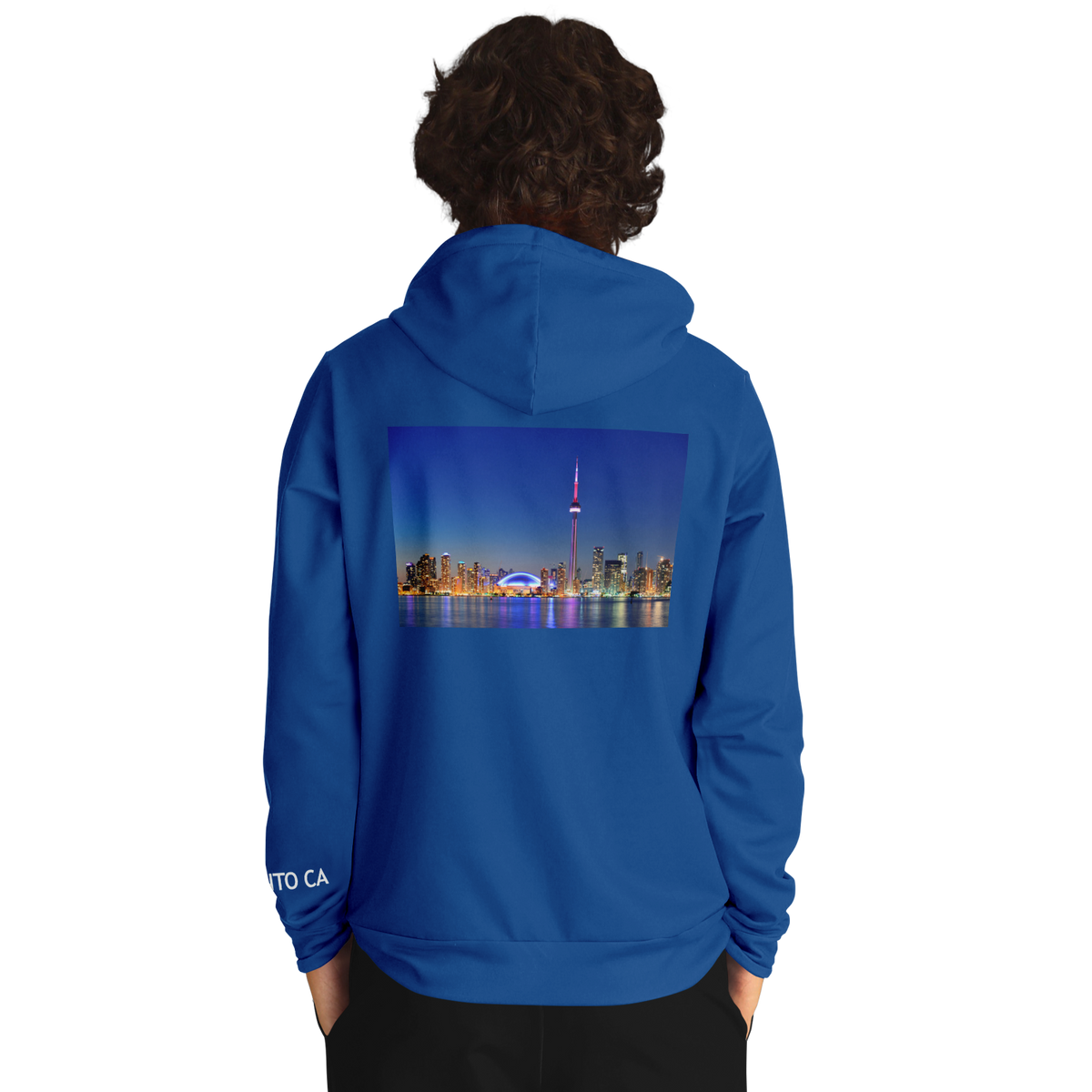 Toronto Blue Hoodie Skyline